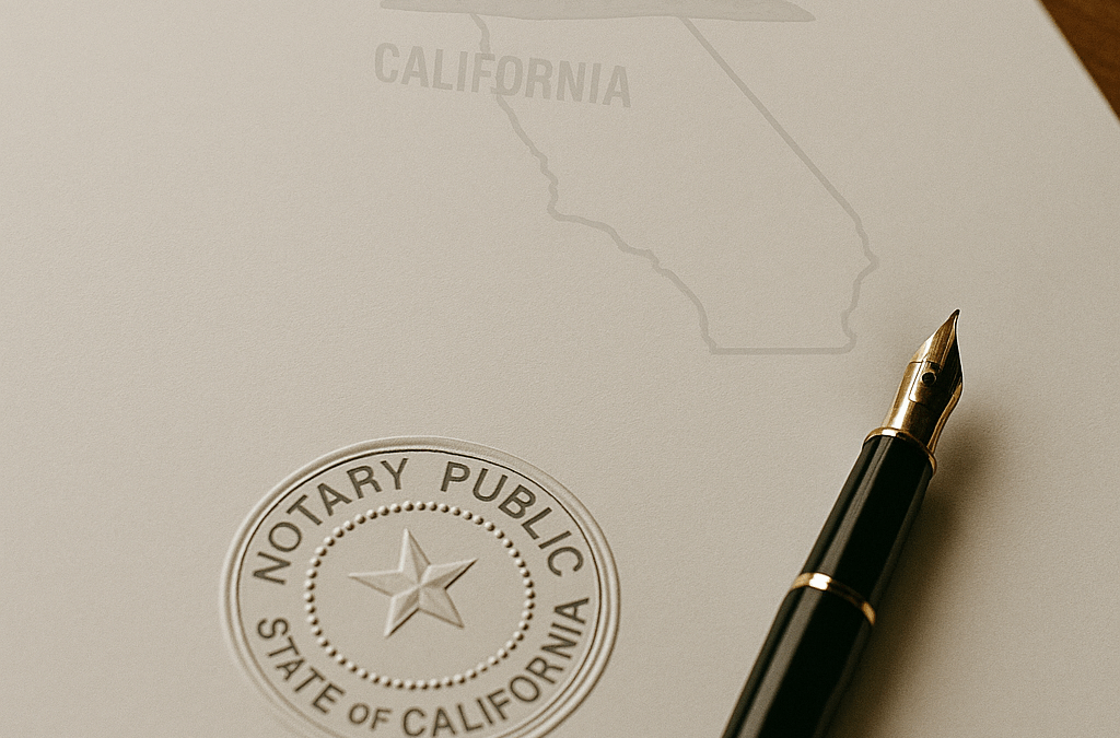 California Power of Attorney Notarization