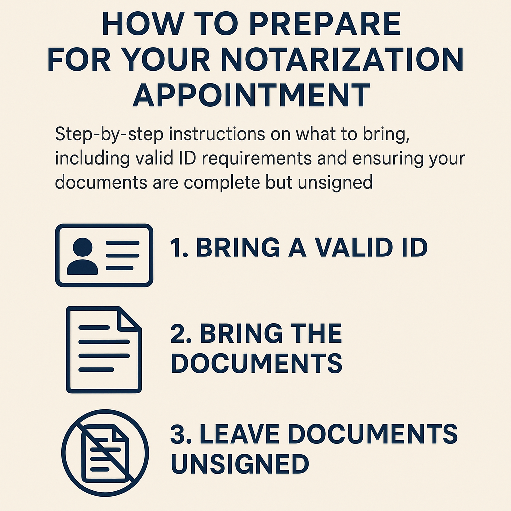 How to Prepare for a Notarization Appointment