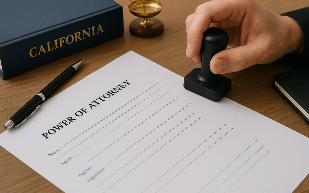 How To Notarize Power of Attorney California