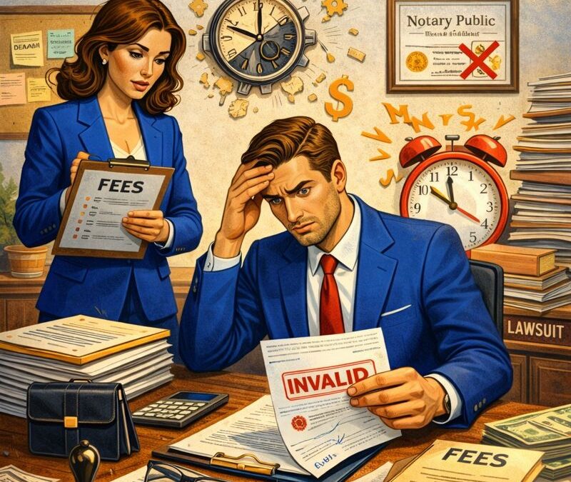 Why Invalid Notarizations Cost Attorneys Time and Money