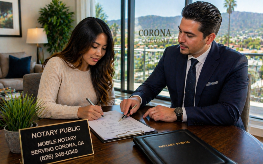 Apostille Notary Corona CA | Mobile Notary Service